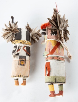 Two Hopi Katsina Figures