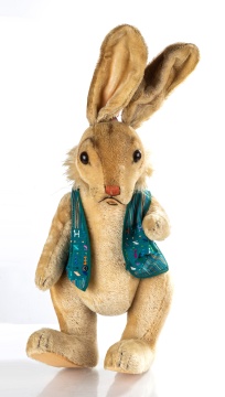 Large Vintage Steiff Bunny with Vest