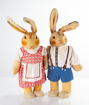 Large Vintage Steiff Rabbits