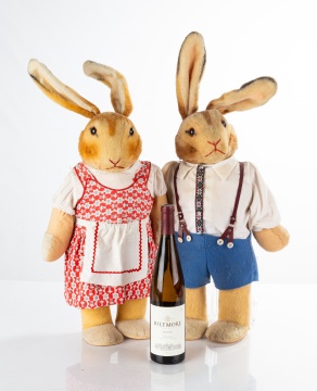 Large Vintage Steiff Rabbits