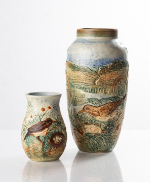 Two Weller Glendale Vases