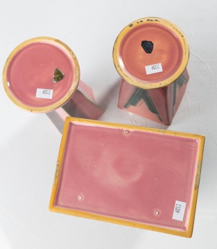 Three Roseville Futura Vases