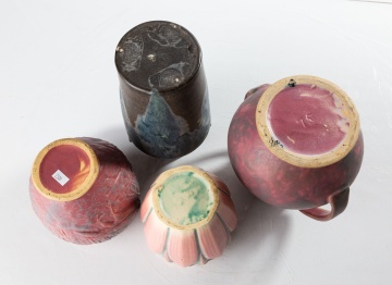 Four Pieces of Weller, Brush McCoy, Robinson