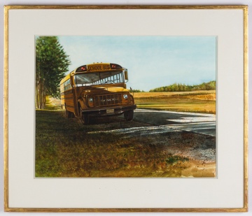 Ken Danby (Canadian, 1940-2007) "Walter's Bus"