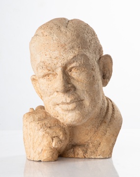 Terracotta Sculpture, Bust of a Man