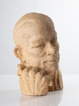 Terracotta Sculpture, Bust of a Man