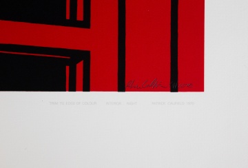 Patrick Caulfield (British, 1936-2005) "Interior Night"