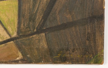 Attributed to John Ferren (American, 1905-1970) Abstract Oil Painting