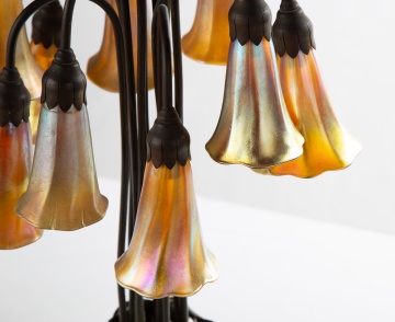 Tiffany Studios Ten-Light Lily Lamp