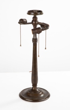 Tiffany Studios Bronze Lamp Base