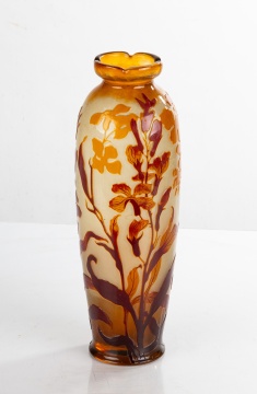 Emile Galle (French, 1846-1904) Cameo Vase