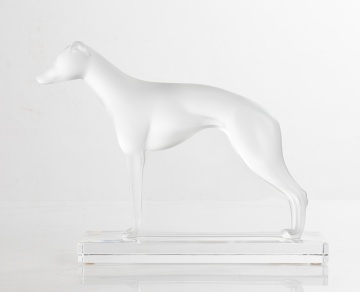 Lalique Crystal Greyhound "Perceval"