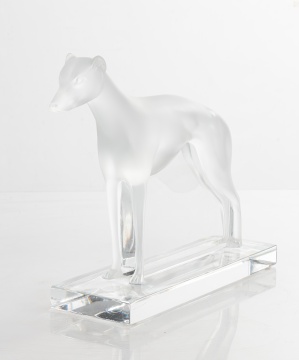 Lalique Crystal Greyhound "Perceval"