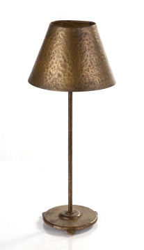 Arts & Crafts Style Hammered Lamp