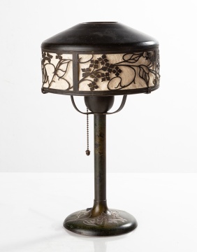 Arts & Crafts Sterling over Copper Lamp