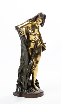 Albert Carrier-Belleuse (French, 1824-1887) Nymph in the Reeds