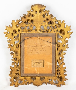 German Painted Porcelain Plaque