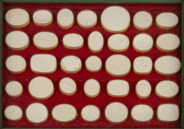 Italian Grand Tour Plaster Intaglios