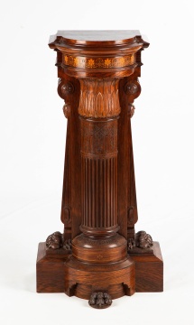 Classical Pedestal, Attributed to Herter Brothers