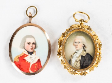 Two Military Portrait Miniatures