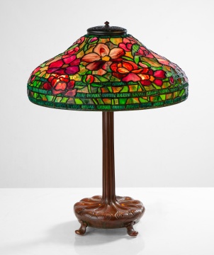Tiffany Studios Peony Table Lamp