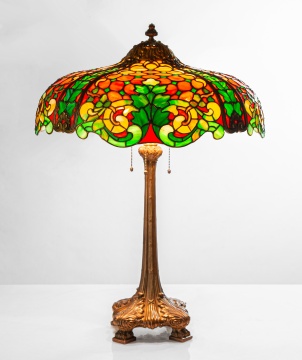 Rare Duffner & Kimberly Roman Table Lamp