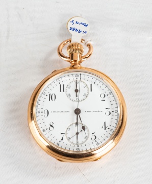 A. Golay-Leresche & Fils, Geneve, 18K Gold Pocket Watch