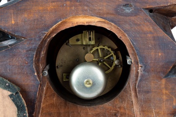 Monumental Black Forest Mantel Clock