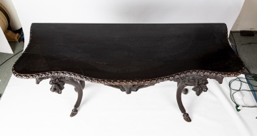 Unusual Black Forest Side Table