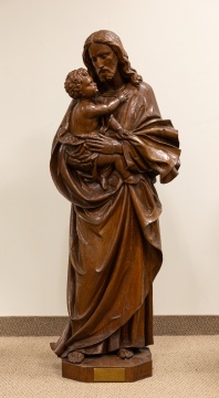 Peter Rendl, Joseph and Christ Child Sculpture