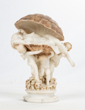 Umberto Stiaccini (Italian, 19th/20th century) "La Perla" Table Lamp