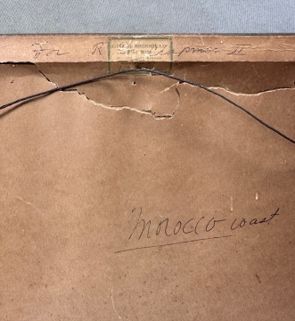 Emma Lampert Cooper (American, 1855-1920) Moroccan Coast