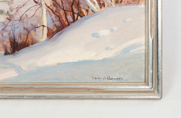 Emile A. Gruppe (American, 1896-1978) "Bend in the River, Vermont"