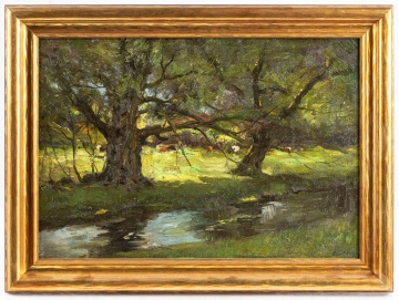 Charles Gruppe (American, 1860-1940) Old Landmarks, Caledonia Creek