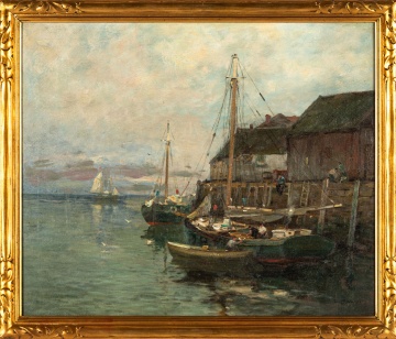 Charles Gruppe (American, 1860-1940) Low Tide, Massachusetts