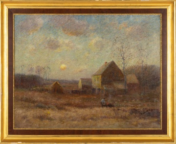 George Herdle (American, 1868-1922) Farm Scene