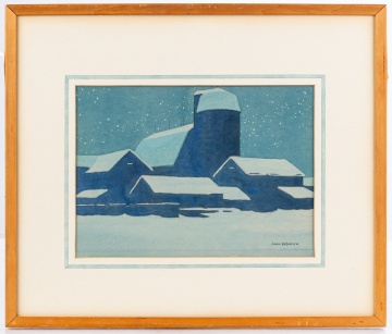 John C. Wenrich (American, 1894-1970) "Starlight" & Walter Thomas Sacks (American, 1901-1961) Fall Sketch