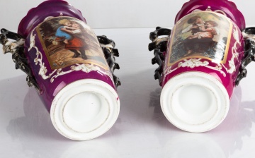 Two Continental Porcelain Vases