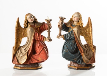 Pair of Spanish Angel Prickets