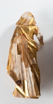 Two Carved and Giltwood Icons