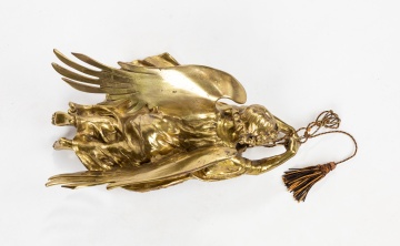 French Gilt Bronze Angel