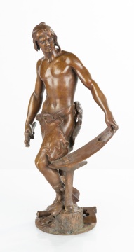 Attributed to Andre Paul Arthur Massoulle (French, 1851-1901) Viking Warrior