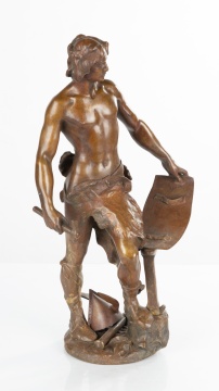 Attributed to Andre Paul Arthur Massoulle (French, 1851-1901) Viking Warrior