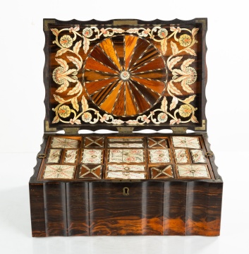 19th Century Anglo-Indian Calamander Novelty Box
