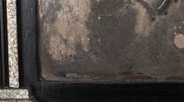 Russian Sagittarius Soldier Silver & Enamel Plaque