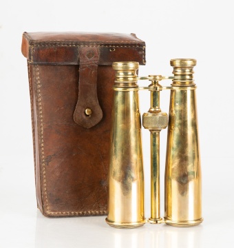 English Naval Brass Binoculars