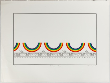 (3) Color Screenprints by Patrick Hughes (British, b. 1939)