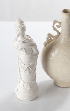 Chinese Blanc de Chine & Handled Vase