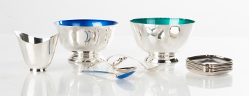 Group of 20th Century Sterling Silver, Tiffany & Co.,Georg Jensen