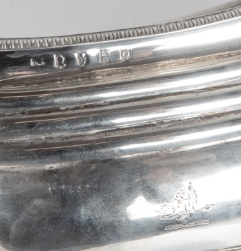 19th Century English Sterling Silver Cream and Sugar